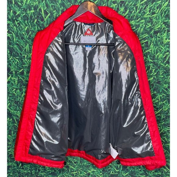 Nebraska Cornhuskers Men’s Medium Red Columbia Omni Heat Full Zip Puffer Jacket - Picture 5 of 6